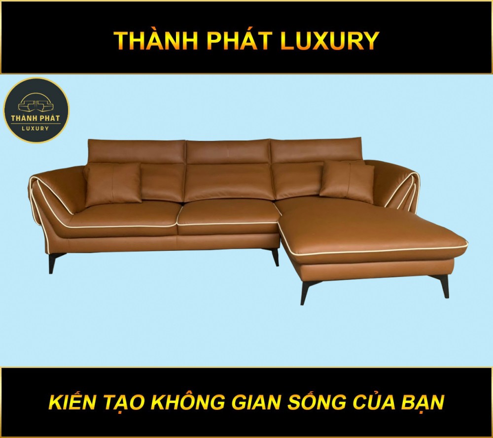 sofa da bò màu nâu bò, Nội thất ghế sofa